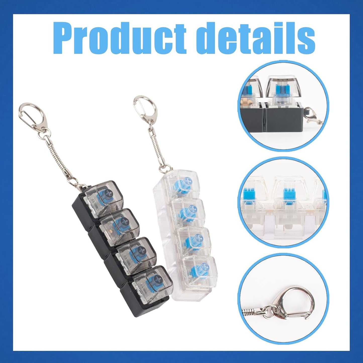 CLICKBOX KEYCHAIN FIDGET